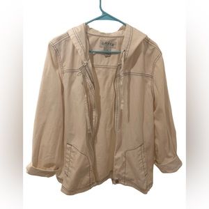 ORVIS white denim jacket